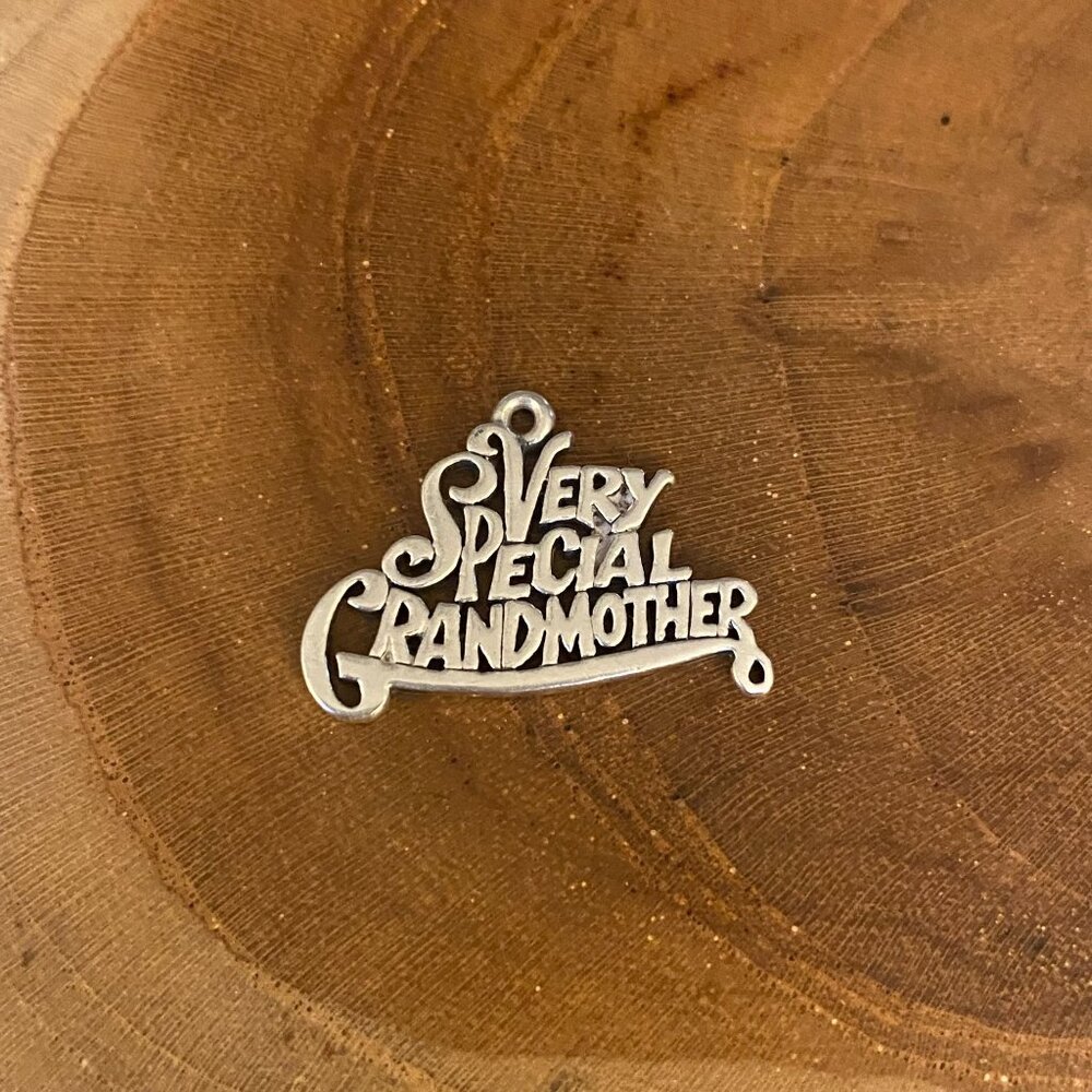 James Avery Very Special Grandmother Charm, Sterling Silver
